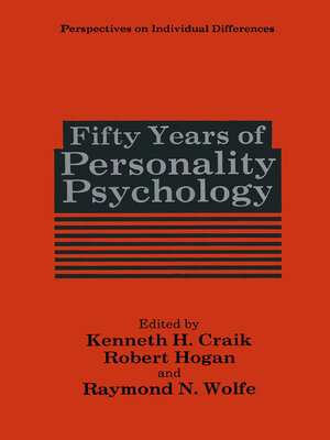 cover image of Fifty Years of Personality Psychology
